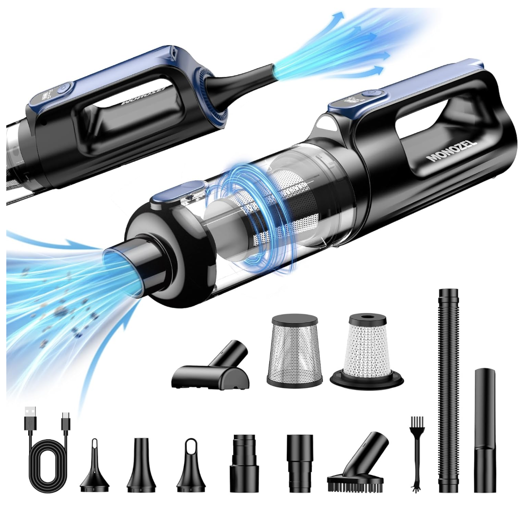 Monozel Car Vacuum Portable Cordless