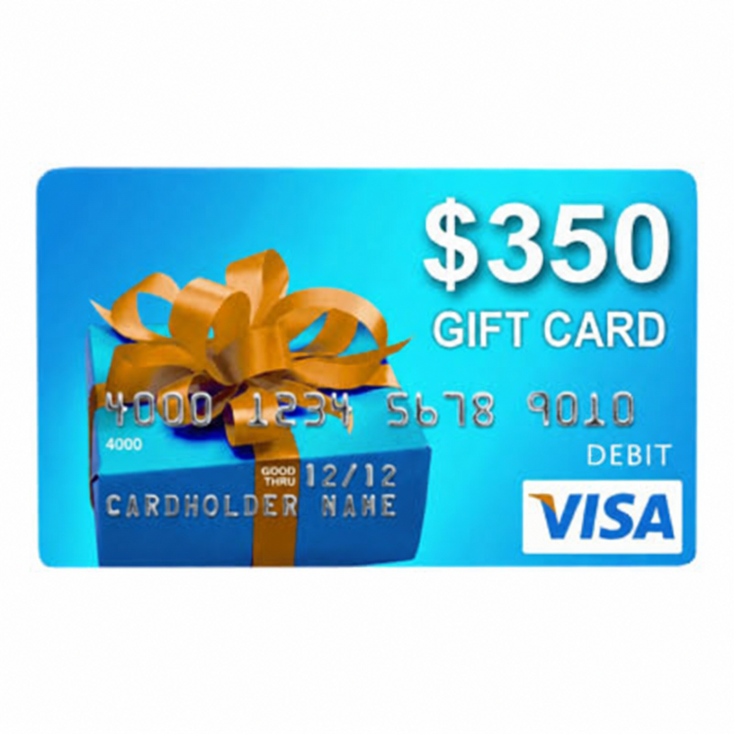 $350 Visa Gift Card